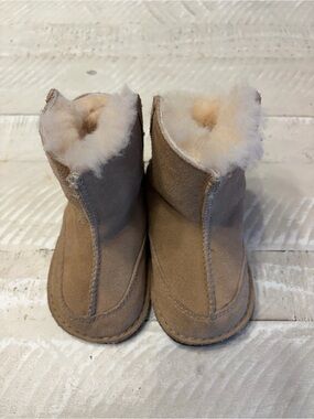 UGG Cream Infant Shearling Booties